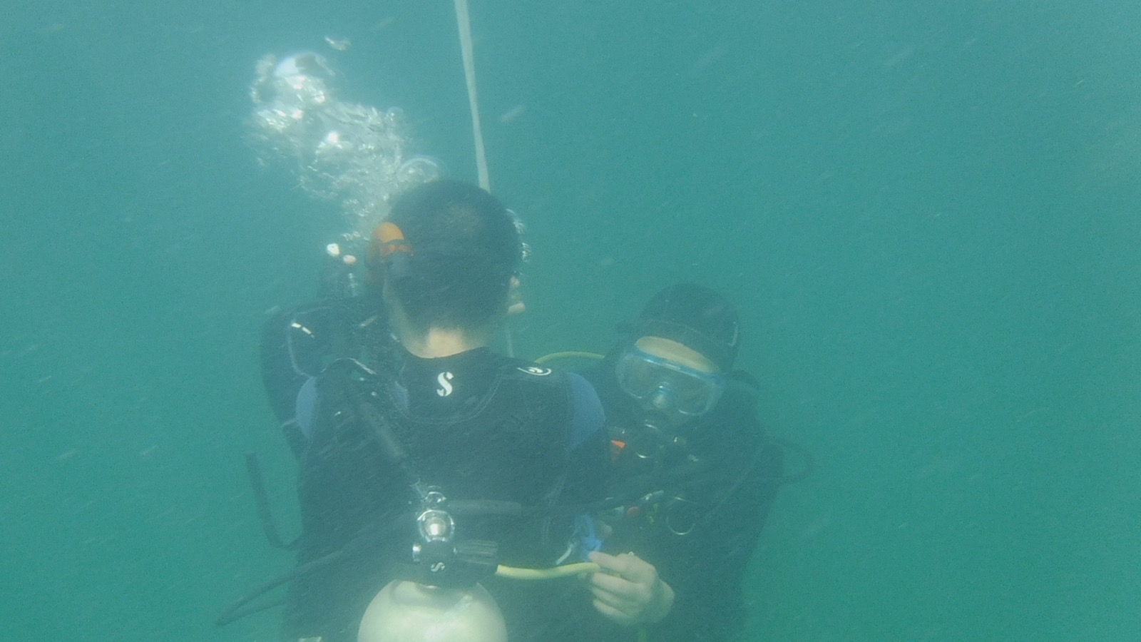 diving